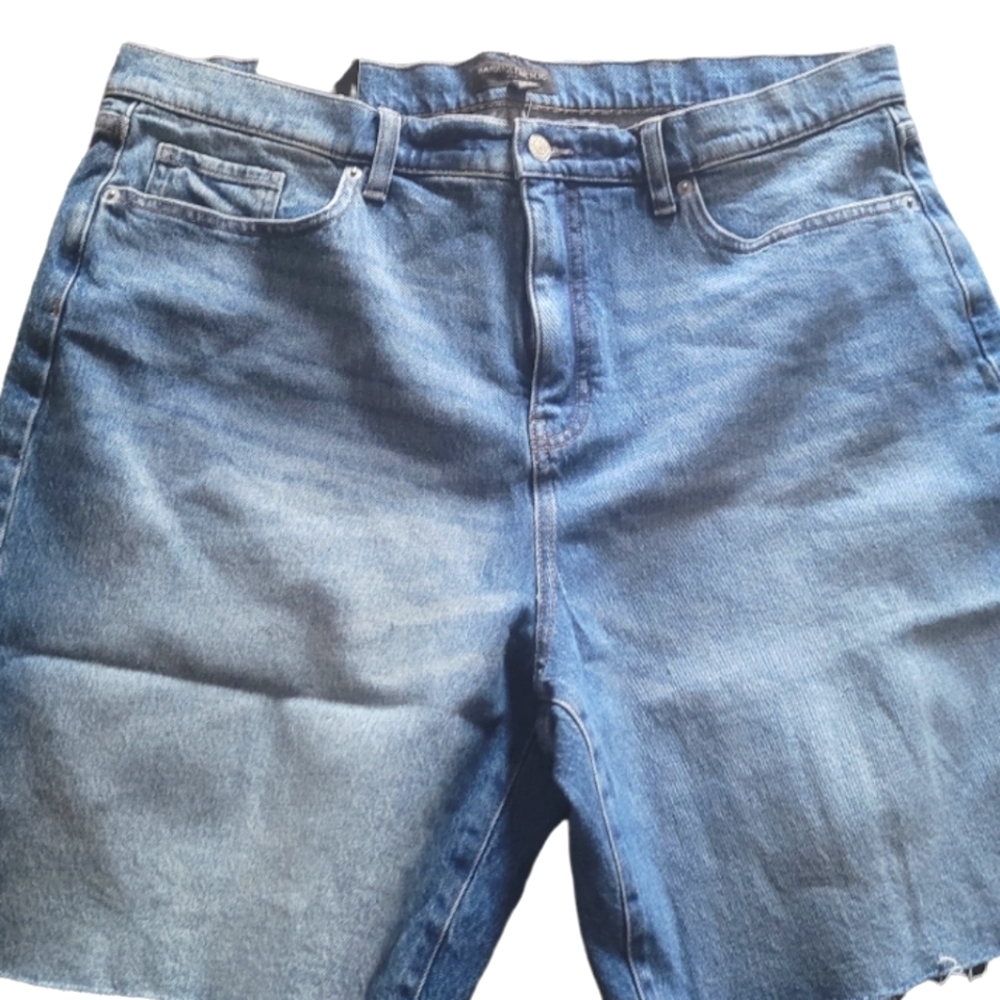 Denim shorts bremuda shorts raw hem